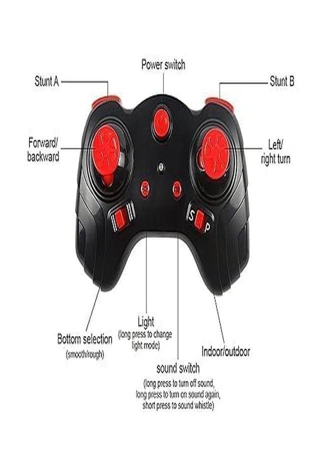 JestNest دراجة نارية كهربائية من طراز JestNest RC، بمقياس 1/6، تعمل بتردد 2.4 جيجا هرتز، بمحركين، وعجلتين، ذاتية التوازن، وقادرة على القيام بحركات بهلوانية، مزودة بجيروسكوب سداسي المحاور، هدية مثالية للكبار والصغار (إصدار جاهز للتشغيل). - Image 2
